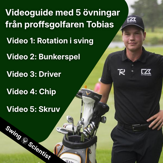 Sänk ditt handikapp snabbare – 5 övningar från proffsgolfaren Tobias